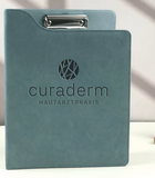 3 pcs Custom Leather Portfolio, Vegan Leather Clipboard with Personalised Engraving, Fits for A4/ Legal paper, Document Holder, School/Office Gift