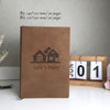Custom Bulk Leather Notebook, Soft Cover Journal with Personalised Engravings in B5 Size, Office Notebook, Tan Color