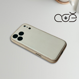 Handmade Original Cowhide Leather iPhone Case for iPhone 17/ iPhone 16/ iPhone 15/ iPhone 14/ iPhone 13, Custom Engraved Leather iPhone Case