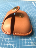 Handmade Premium Cowhide Leather Earphone Case for AirPods Pro 3/ Pro 2/ Pro/ AirPods 3/ 4, Leather AirPods Case One-piece with Buckle