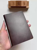 Genuine Leather 6-Ring Binder Leather Journal Leather A7 Planner 13mm Ring