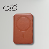 Vegan Leather MagSafe Wallet for iPhone 16/ iPhone 15/ iPhone 14/ iPhone 13/ iPhone 12, Custom MagSafe Stand, Flip MagSafe Card Holder