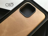 Premium Custom Genuine Leather iPhone Case with MagSafe for iPhone 16/ iPhone 15/ iPhone 14/ iPhone 13/ iPhone 12, Gift for Him/ Her