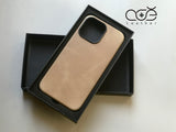 Premium Custom Genuine Leather iPhone Case with MagSafe for iPhone 16/ iPhone 15/ iPhone 14/ iPhone 13/ iPhone 12, Gift for Him/ Her