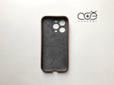 Premium Custom Genuine Leather iPhone Case with MagSafe for iPhone 15/ iPhone 14/ iPhone 13/ iPhone 12, Gift for Him/ Her