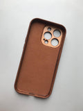 Personalised iPhone 16 Pro Max Handmade Premium Cowhide Leather iPhone Case for iPhone 16 Pro Max/ iPhone 16 Pro