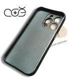 Handmade Vegetable Tanned Leather iPhone Case for iPhone 16 Pro/ iPhone 15 Pro / iPhone 14 Pro/ iPhone 13, Engraving iPhone Case