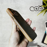 Handmade Italian Cowhide Leather iPhone Case for iPhone 15 Pro/ iPhone 14 Pro/ iPhone 13, Custom Engraving Leather iPhone Case