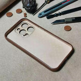Personalised Handmade Italian Cowhide Leather iPhone Case for iPhone 16 Pro/ iPhone 15 Pro/ iPhone 14 Pro/ iPhone 13 Pro