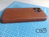 Handmade Vintage Genuine Leather iPhone Case for iPhone 16 Pro/ iPhone 15 Pro/ iPhone 14 Pro/ iPhone 13 Pro, Engraving iPhone Case