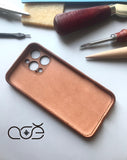 Handmade Vintage Genuine Leather iPhone Case for iPhone 16 Pro/ iPhone 15 Pro/ iPhone 14 Pro/ iPhone 13 Pro, Engraving iPhone Case