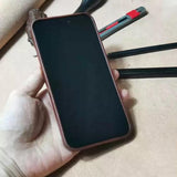 Personalised Handmade Italian Cowhide Leather iPhone Case for iPhone 16 Pro/ iPhone 15 Pro/ iPhone 14 Pro/ iPhone 13 Pro