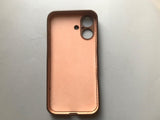 Handmade Premium Cowhide Leather iPhone Case for iPhone 16/ iPhone 15/ iPhone 14/ iPhone 13, Custom Engraving Leather iPhone Case