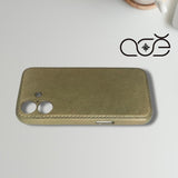 Handmade Italian Genuine Leather iPhone Case for iPhone 15 Pro/ iPhone 14 Pro/ iPhone 13 Pro, Custom Engraving iPhone Case