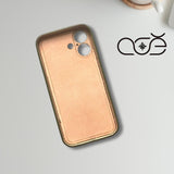 Handmade Italian Genuine Leather iPhone Case for iPhone 15 Pro/ iPhone 14 Pro/ iPhone 13 Pro, Custom Engraving iPhone Case