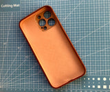 Personalised Handmade Italian Cowhide Leather iPhone Case for iPhone 16 Pro/ iPhone 15 Pro/ iPhone 14 Pro/ iPhone 13 Pro, Engraving Gift 2024