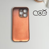 Handmade Vintage Crazy Horse Leather iPhone Case for iPhone 16/ iPhone 15/ iPhone 14, Custom Engraving Leather iPhone Case, Gift 2025