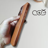 Handmade Premium Cowhide Leather iPhone Case for iPhone 16/ iPhone 15/ iPhone 14/ iPhone 13, Custom Engraved Leather iPhone Case, Gift 2025