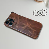 Handmade Premium Cowhide Leather iPhone Case for iPhone 16/ iPhone 15/ iPhone 14/ iPhone 13, Custom Engraved Leather iPhone Case, Gift 2025