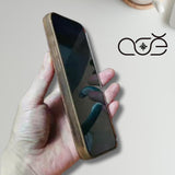 Handmade Premium Cowhide Leather iPhone Case for iPhone 16/ iPhone 15/ iPhone 14/ iPhone 13, Custom Engraved Leather iPhone Case, Gift 2025