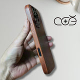 Handmade Premium Cowhide Leather iPhone Case for iPhone 16/ iPhone 15/ iPhone 14/ iPhone 13, Custom Engraved Leather iPhone Case, Gift 2025
