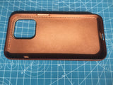 Handmade Premium Cowhide Leather iPhone Case for iPhone 16/ iPhone 15/ iPhone 14/ iPhone 13, Custom Engraved Leather iPhone Case