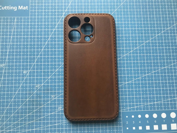 Handmade Premium Cowhide Leather iPhone Case for iPhone 16/ iPhone 15/ iPhone 14/ iPhone 13, Custom Engraving Leather iPhone Case, Gift 2025
