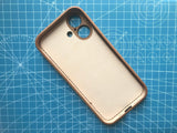 Original Handmade Premium Cowhide Leather iPhone Case for iPhone 16/ iPhone 15/ iPhone 14/ iPhone 13, Custom Engraving Leather iPhone Case