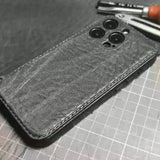 Handmade American Bison Leather iPhone Case for iPhone 16 Pro/ iPhone 15 Pro / iPhone 14 Pro/ iPhone 13, Engraving iPhone Case, Gift 2025