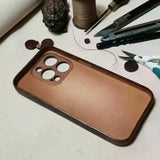 Handmade Premium Cowhide Leather iPhone Case for iPhone 16/ iPhone 15/ iPhone 14/ iPhone 13, Custom Engraved Leather iPhone Case, Gift 2025