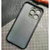 Handmade American Bison Leather iPhone Case for iPhone 16 Pro/ iPhone 15 Pro / iPhone 14 Pro/ iPhone 13, Engraving iPhone Case, Gift 2025