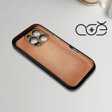 Handmade Premium Cowhide Leather iPhone Case for iPhone 16/ iPhone 15/ iPhone 14/ iPhone 13, Custom Engraved Leather iPhone Case, Gift 2025