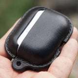 Handmade Premium Cowhide Leather Earphone Case for AirPods Pro/ Pro 2/ AirPods 3/ AirPods 4, Leather AirPods Case