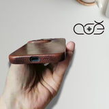Handmade Premium Cowhide Leather iPhone Case for iPhone 16/ iPhone 15/ iPhone 14/ iPhone 13, Custom Engraved Leather iPhone Case, Gift 2025