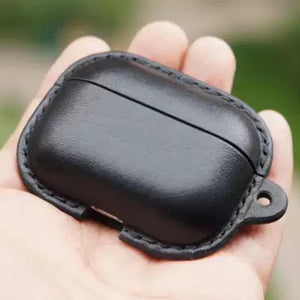 Handmade Premium Cowhide Leather Earphone Case for AirPods Pro/ Pro 2/ AirPods 3/ AirPods 4, Leather AirPods Case