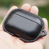 Handmade Premium Cowhide Leather Earphone Case for AirPods Pro/ Pro 2/ AirPods 3/ AirPods 4, Leather AirPods Case