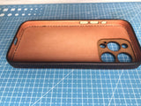 Handmade Premium Cowhide Leather iPhone Case for iPhone 16/ iPhone 15/ iPhone 14/ iPhone 13, Custom Engraved Leather iPhone Case, Gift 2025 (Copy) (Copy)