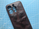 Handmade Premium Cowhide Leather iPhone Case for iPhone 16/ iPhone 15/ iPhone 14/ iPhone 13, Custom Engraved Leather iPhone Case, Gift 2025 (Copy) (Copy)