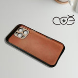 Handmade Vintage Cowhide Leather iPhone Case for iPhone 17 Pro Max/ iPhone 16 Pro/ iPhone 15 Pro/ iPhone 14 Pro/ iPhone 13 Pro, Engraving iPhone Case, Gift