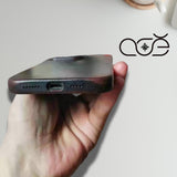 Handmade Vintage Cowhide Leather iPhone Case for iPhone 17 Pro Max/ iPhone 16 Pro/ iPhone 15 Pro/ iPhone 14 Pro/ iPhone 13 Pro, Engraving iPhone Case, Gift