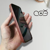 Handmade Premium Cowhide Leather iPhone Case for iPhone 16/ iPhone 15/ iPhone 14/ iPhone 13, Custom Engraving Leather iPhone Case, Gift 2025