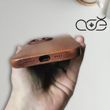 Handmade Cowhide Leather iPhone Case: Custom Engraved, Magsafe Option, iPhone 17 Pro Max/ iPhone 16 Pro/15 Pro/14 Pro/13 Pro