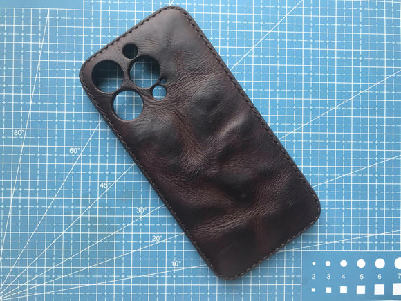Handmade Premium Cowhide Leather iPhone Case for iPhone 16/ iPhone 15/ iPhone 14/ iPhone 13, Custom Engraved Leather iPhone Case, Gift 2025 (Copy) (Copy)