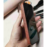 Handmade Italian Leather iPhone Case: Custom Engraving, MagSafe Option, iPhone 17 Pro Max/ iPhone 16 Pro/15 Pro/14 Pro/13 Pro