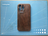 Handmade Cowhide Leather iPhone Case: Custom Engraved, iPhone 17 Pro/ iPhone 16 Pro/15 Pro/14 Pro/13 Pro
