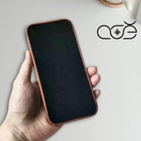 Handmade Cowhide Leather iPhone Case: Custom Engraved, Magsafe Option, iPhone 17 Pro Max/ iPhone 16 Pro/15 Pro/14 Pro/13 Pro