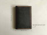 Handmade Customised Crazy Horse Leather Passport Holder, High Quality Leather Travel Wallet/ Card Holder