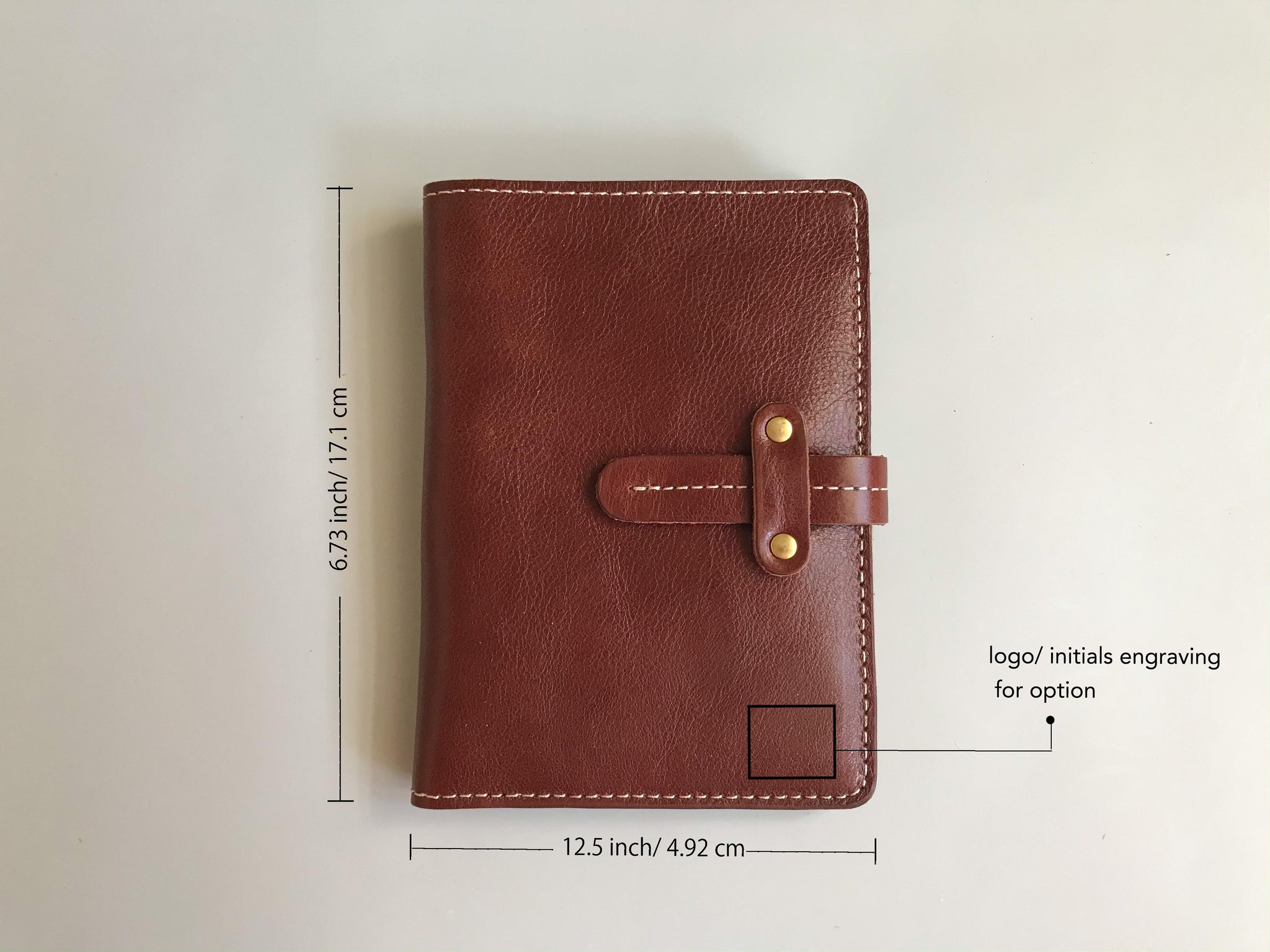 Leather Passport Wallet with option to add personalization — Stitch & Rivet