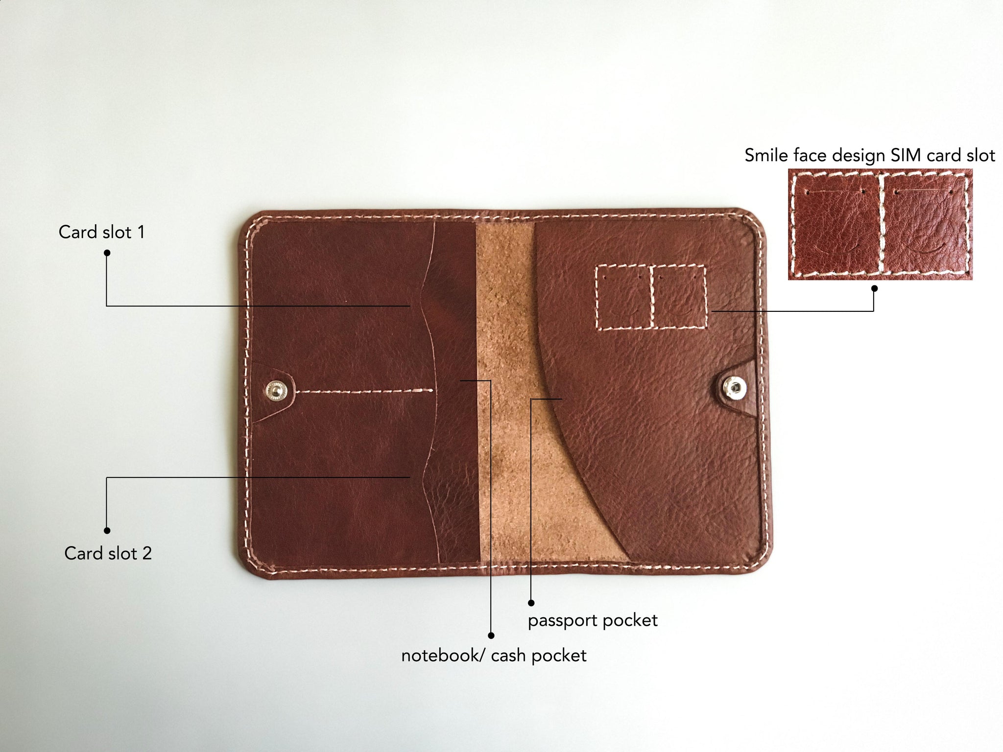 Leather Passport Holder